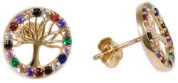 Ékszershop Köves életfa arany fülbevaló (1314108)