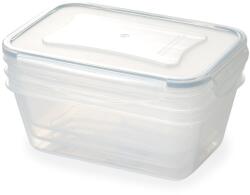 Tescoma FRESHBOX 3 db élelmiszertároló doboz, 1, 0 l, téglalap alakú (892108.00)
