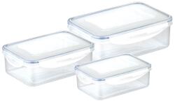 Tescoma FRESHBOX téglalap alakú ételtároló doboz, 3 db, 0, 2-0, 5-1, 0 l (892090.00)