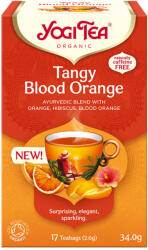 YOGI TEA Yogi BIO Pezsdítő vérnarancs tea 17x2, 0g Tangy Blood Orange