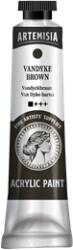 Pentart Akrilfesték PENTART ARTEMISIA művészfesték 40ml Van Dyke-barna
