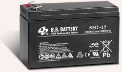 BB Battery SH7-12 12V 7Ah zárt gondozásmentes AGM akkumulátor (SH7-12_T2)