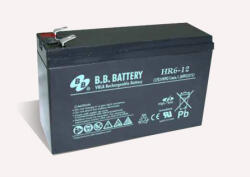 B. B. Battery HR6-12 12V 6Ah HighRate Zárt gondozás mentes AGM akkumulátor (HR6-12)