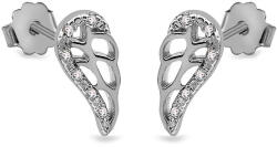 Heratis Forever Stekkeres briliáns fülbevaló fehér aranyból 0, 060 ct Angyalszárny BSBR064AN