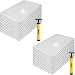 XXL csomag 20 db-os nagyméretű vákuumos tárolózsák szett, 50 x 70 cm