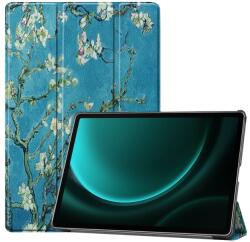  Husa ART Flip pentru Samsung Galaxy Tab S9 FE+ APRICOT BLOSSOM