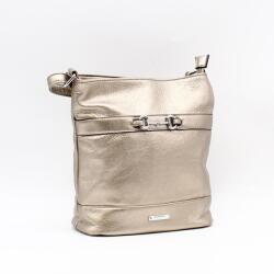 Silvia Rosa bronz műbőr női válltáska sr-5783