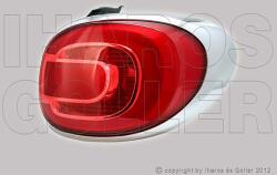 Fiat 500L 2012-2017 - Hátsó lámpa üres jobb LED