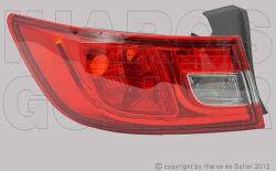 Renault Clio 2012-2016 - Hátsó lámpa üres bal 15.03-
