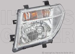 Nissan Navara 2005-2015 - Fényszóró H4 bal 07.07-10.01 (mororral) TYC