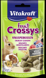 Vitakraft Fruit Crossys Waldbeere | Jutalomfalat kisrágcsálóknak - 50 g