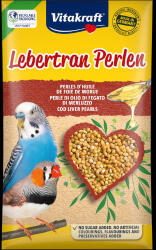 Vitakraft Vitality Plus - Csukamájolaj | Kiegészítő eledel hullámos papagájoknak - 20 g