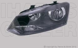 VW Polo 2014-2017 - FSZ 2H7 bal, fekete ház Trendline (motorral) TYC