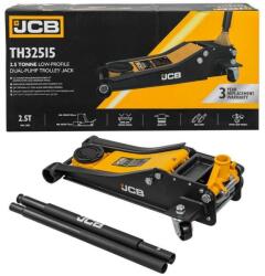 JCB Tools JCB TH32515 alacsony profilú dupla dugattyús hidraulikus emelő, krokodil 2, 5 T (JCB-TH32515)