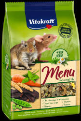 Vitakraft Menu (egér, futóegér) | Teljes értékű eledel kisrágcsálóknak - 400 g