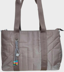 Plazabox Dafna női laptop táska nagyméretű taupe válltáska vízálló (mx-203-taupe)