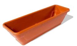 ENGER műanyag virágláda/balkonláda alátéttel, 60 cm x 19 cm x 15 cm (6421937020420)