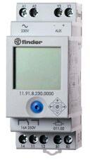 Finder Sorolható alkonykapcsoló érzékelővel 230V 50-60Hz 1-150lx 2000W/izzó 2M 11.91. 8.230. 0000 FINDER - 119182300000