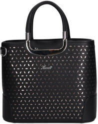 Karen rostbőr táska 1491 bis L fekete ezüst