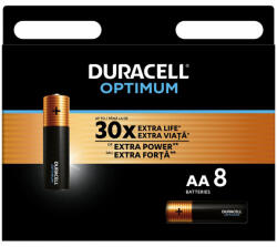 Duracell OPTIMUM AA LR6 alkáli elemek 8 db (DURBAT2020)