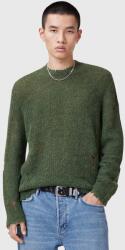 AllSaints gyapjúkeverék pulóver BLEAKER könnyű, férfi, zöld, M013KC - zöld M