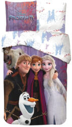  Disney Jégvarázs Magic Team ágyneműhuzat 140×200cm, 65x65 cm TSL249600 (TSL249600)