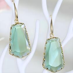 HARAHU UR-38266 Fülbevaló - Zöld KP38266