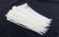  Kábel kötöző szett 100 db, 300x4, 8 mm fehér