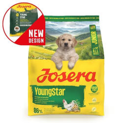 Josera YoungStar gabonamentes kutyatáp kölyök és junior kutyának csirkével és burgonyával 5x900g - vetpluspatika