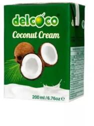 Delcoco Kókusztejszín (kókuszkrém) 200 ml 24% kókuszolaj tartalommal