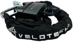Velotech Kerékpárzár láncos Velotech 0, 8x90 cm fekete U lakattal (39805) - s1sport
