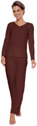 Eldar Rosaria női pizsama, csokoládébarna, L