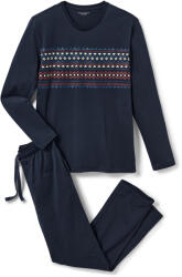 Tchibo - Férfi jersey pizsama - férfi - méret XL 56/58 - kék/mintás - tchibo - 6 995 Ft