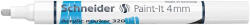 Schneider Dekormarker, akril, 4 mm, SCHNEIDER "Paint-It 320", fehér (120249) - kreativjatek