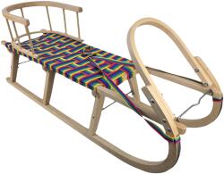 Fa szánkó háttámlával (2717)