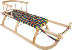 Fa szánkó háttámlával (2697)