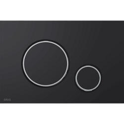 Alcaplast M778 nyomólap matt fekete fényes króm kombináció (M778) (M778)