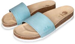 Vlnka Trepky női anatómiai parafa papucs, kék - 2. minőségi osztály felnőtt cipő méret 36