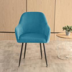 Forcheer Nagy Kagylószék Huzat (bársonyos, tengerkék)