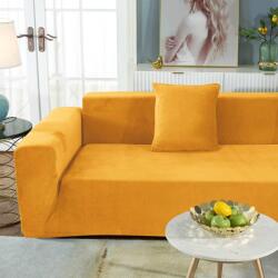 Forcheer Kanapé Huzat (bársonyos, 3 személyes, arany)