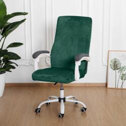 Forcheer ForgószékHuzat (M-es, bársonyos, 1 részes, sötétzöld)