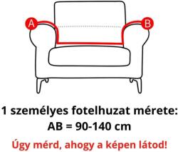 Forcheer Klasszikus Fotel Huzat (enyhén vízlep. , rózsaszín)