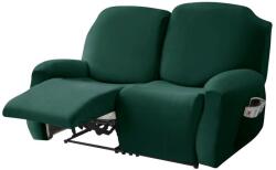 Forcheer Relax Fotel Huzat (bársonyos, 2 üléses, sötétzöld, rugalmas)