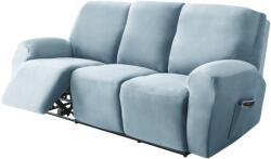 Forcheer RelaxFotel-Huzat (bársonyos, 3 üléses, égszínkék)