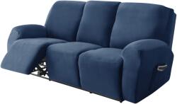 Forcheer RelaxFotel-Huzat (bársonyos, 3 üléses, tengerészkék rugalmas)