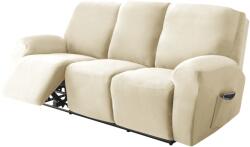 Forcheer Relax Fotel Huzat (bársonyos, 3 üléses, bézs)