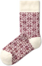 Vlnka Merinó birkagyapjú zokni - piros zokniméret 35-37