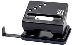 ICO Lyukasztó SAX 408 2 lyukú fém 30 lap fekete (7310002004) - fotoland