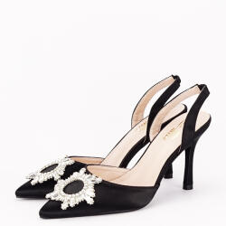 SOFILINE Pantofi negri eleganti cu brosa YES-92991-1 04 (YES-92991-1BLACK-39)