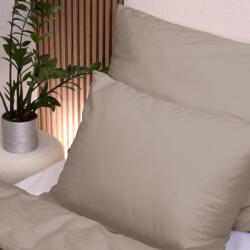 Takoy Svájci pamut szatén ágyneműhuzat-garnitúra 140x200 mocha mousse
